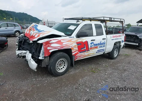 2018 Chevrolet Silverado K1500 Custom из США, поврежденный, VIN 1GCVKPEC1JZ203519